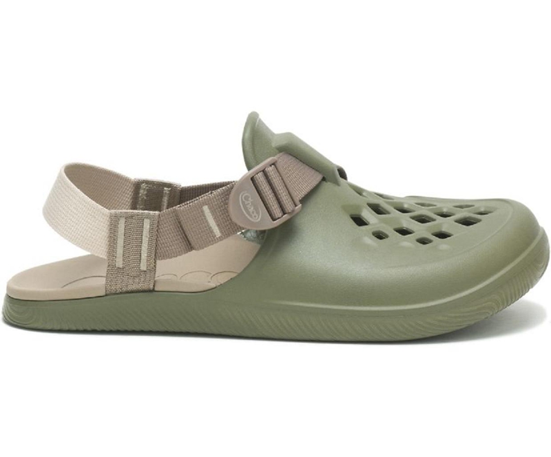 Olive Chaco Chillos Men's Clogs | 74696J